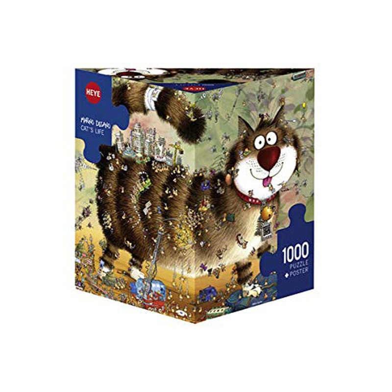Heye Cat'S Life 1000 Piece Marino Degano Jigsaw Puzzle