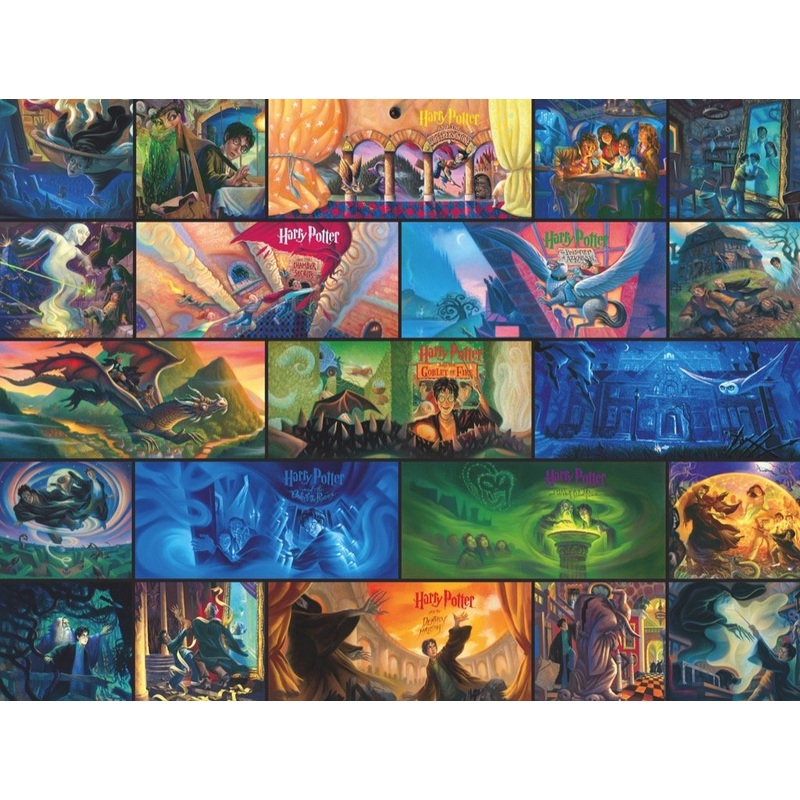 New York Puzzle Company - Harry Potter Harry Potter Collage - 1000 Piece Jigsaw Puzzle For Family Game Nights By Mary Grandpr