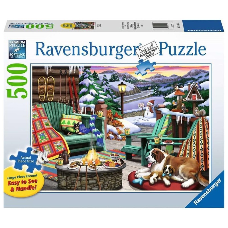 Ravensburger Aprs All Day Jigsaw Puzzle - 500 Pieces | Large Format | Unique Softclick Interlocking Technology | Perfect For Fam