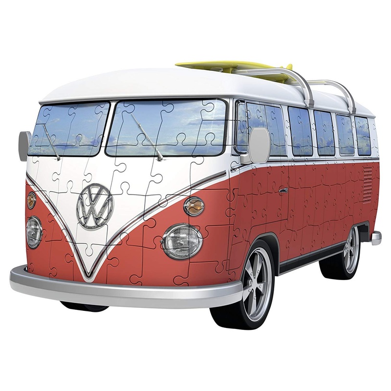 Ravensburger Volkswagen T1 Campervan 3D Jigsaw Puzzle - 162 Pieces | Precision Fit With Easy Click Technology | Engaging Toy For Kids & Adults | Durable Displayable Model