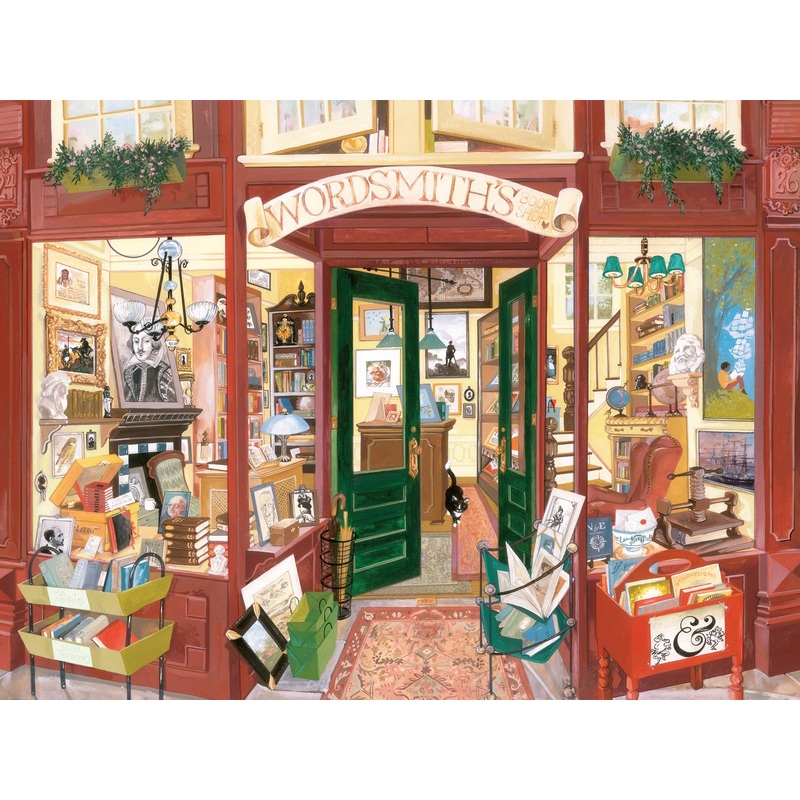 Ravensburger Wordsmith'S Bookshop 1500 Piece Jigsaw Puzzle For Adults - 12000728 - Handcrafted Tooling, Made In Germany, Every P