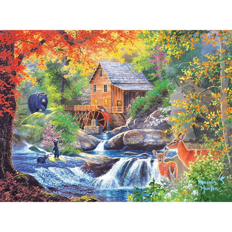 Roseart - Abraham Hunter - Spring Mill - 1000 Piece Jigsaw Puzzle For Adults
