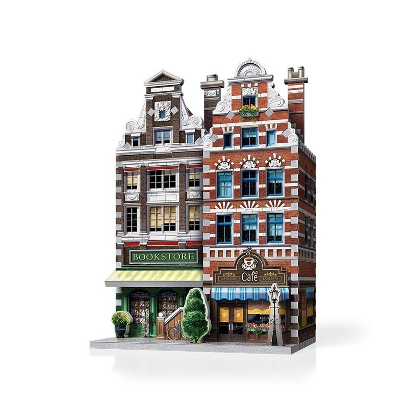 Wrebbit 3D Urbania Collection Caf 3D Jigsaw Puzzle (285 Pieces) (W3D-0503)
