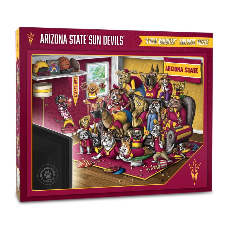 Youthefan Ncaa Arizona State Sun Devils Purebred Fans 500Pc Puzzle - A Real Nailbiter