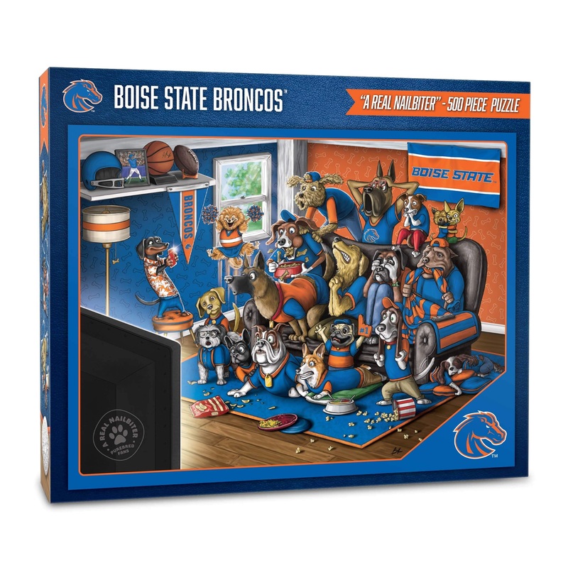 Youthefan Ncaa Boise State Broncos Purebred Fans 500Pc Puzzle - A Real Nailbiter