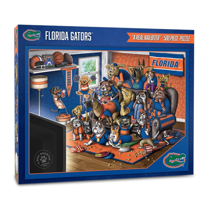 Youthefan Ncaa Florida Gators Purebred Fans 500Pc Puzzle - A Real Nailbiter