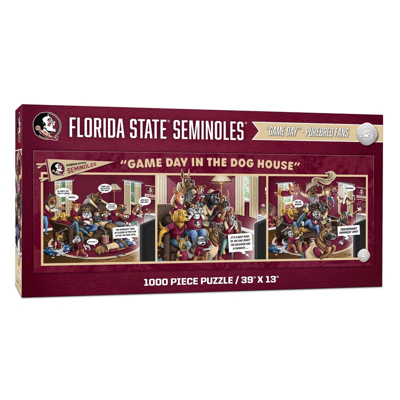 Youthefan Ncaa Florida State Seminoles Game Day In The Dog House 1000Pc Puzzle