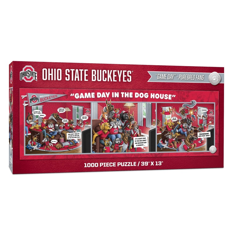 Youthefan Ncaa Ohio State Buckeyes Game Day In The Dog House 1000Pc Puzzle