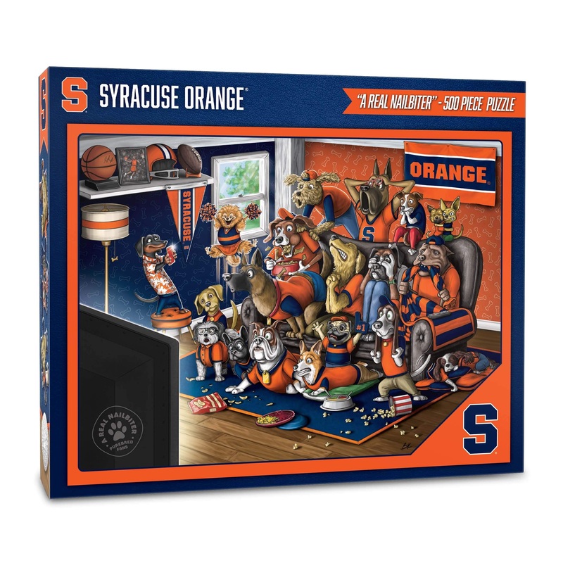 Youthefan Ncaa Syracuse Orange Purebred Fans 500Pc Puzzle - A Real Nailbiter