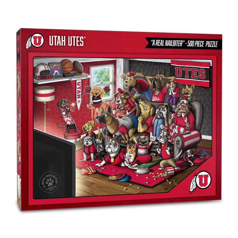 Youthefan Ncaa Utah Utes Purebred Fans 500Pc Puzzle - A Real Nailbiter