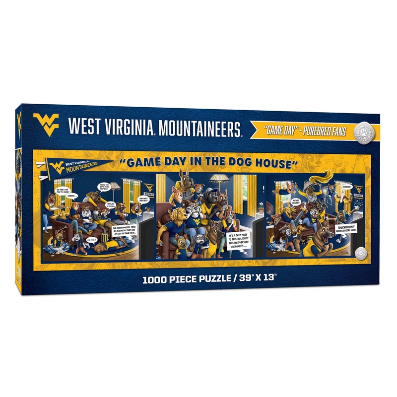 Youthefan Ncaa West Virginia Mountaineers Game Day In The Dog House 1000Pc Puzzle
