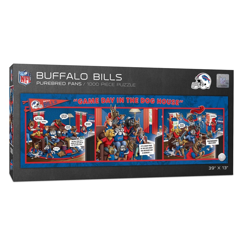 Youthefan Nfl Buffalo Bills Game Day In The Dog House 1000Pc Puzzle