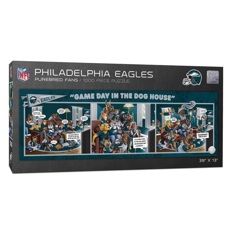 Youthefan Nfl Philadelphia Eagles Game Day In The Dog House 1000Pc Puzzle