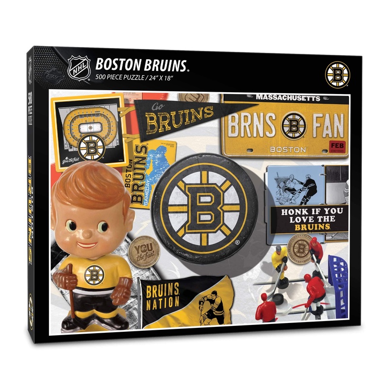 Youthefan Nhl Boston Bruins Retro Series 500Pc Puzzle