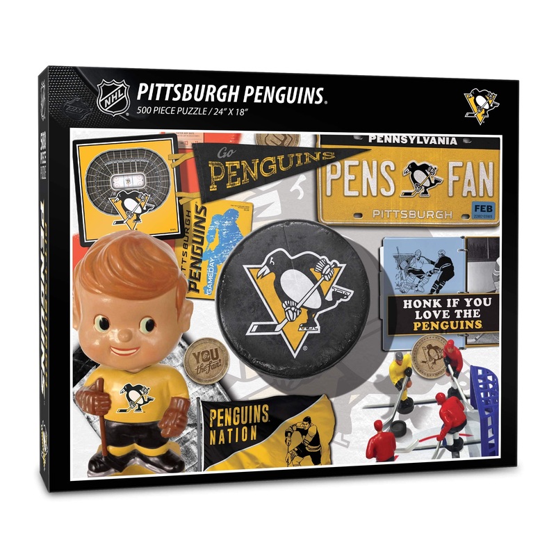Youthefan Nhl Pittsburgh Penguins Retro Series 500Pc Puzzle