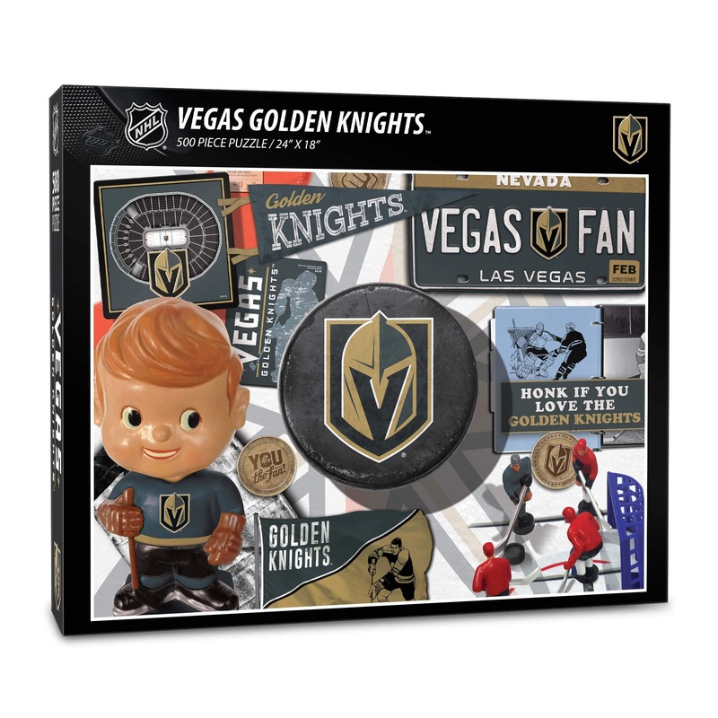 Youthefan Nhl Vegas Golden Knights Retro Series 500Pc Puzzle