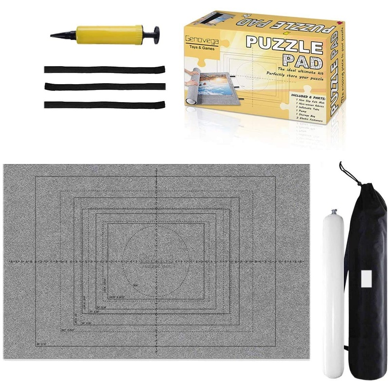 Jigsaw Puzzle Mat Roll Up - 3000 Pieces Large Puzzles Saver Board For Adults Kids
