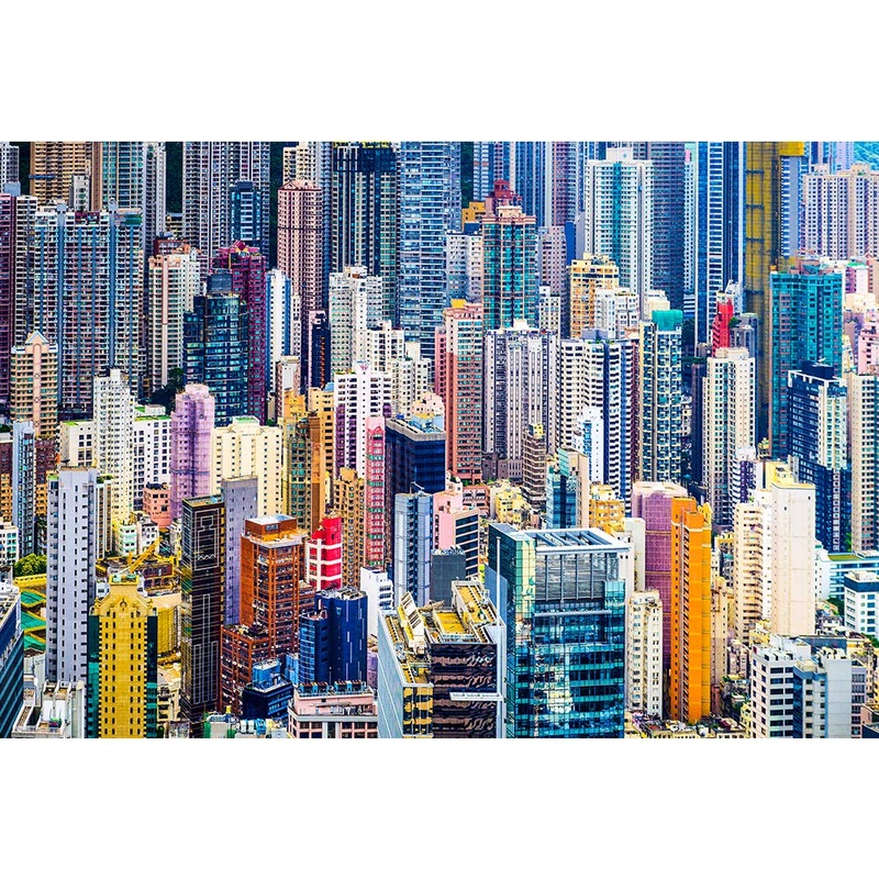 Joyshare Jigsaw Puzzle,Tight Skyscraper Jigsaw Puzzles 1000 Pieces For Adult, Diy Puzzles Educational Brain Challenge Games For Adults,Jigsaw Puzzle With Poster(5070Cm/27.55' X 19.68')