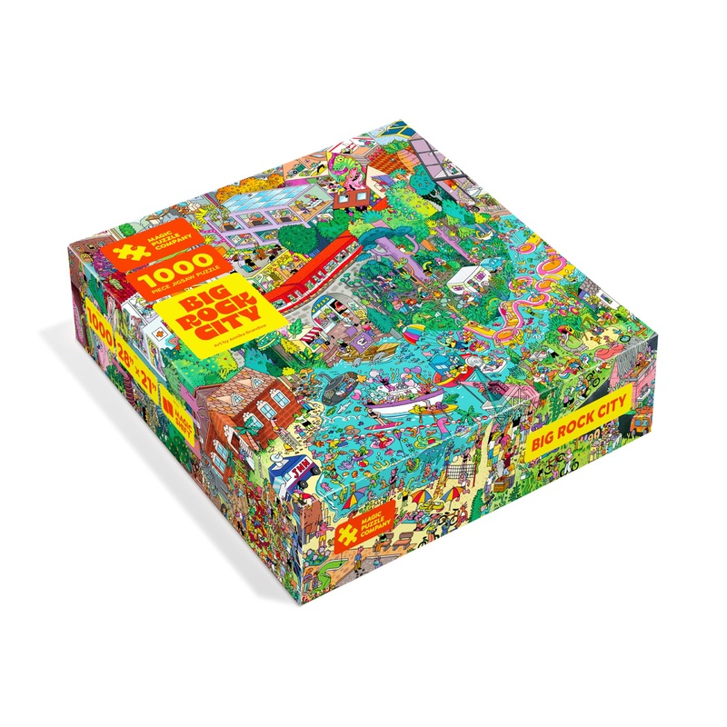 Big Rock City  1000-Piece Jigsaw Puzzle From The Magic Puzzle Company  Series Four