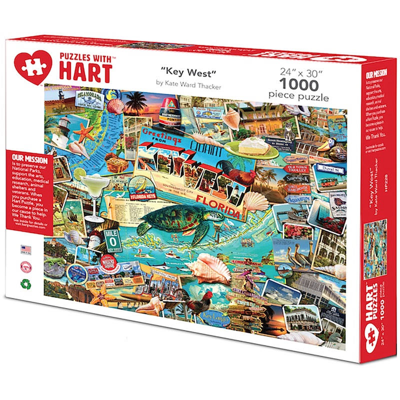Hart Puzzles Key West 1000 Piece Puzzle, 1 Ea