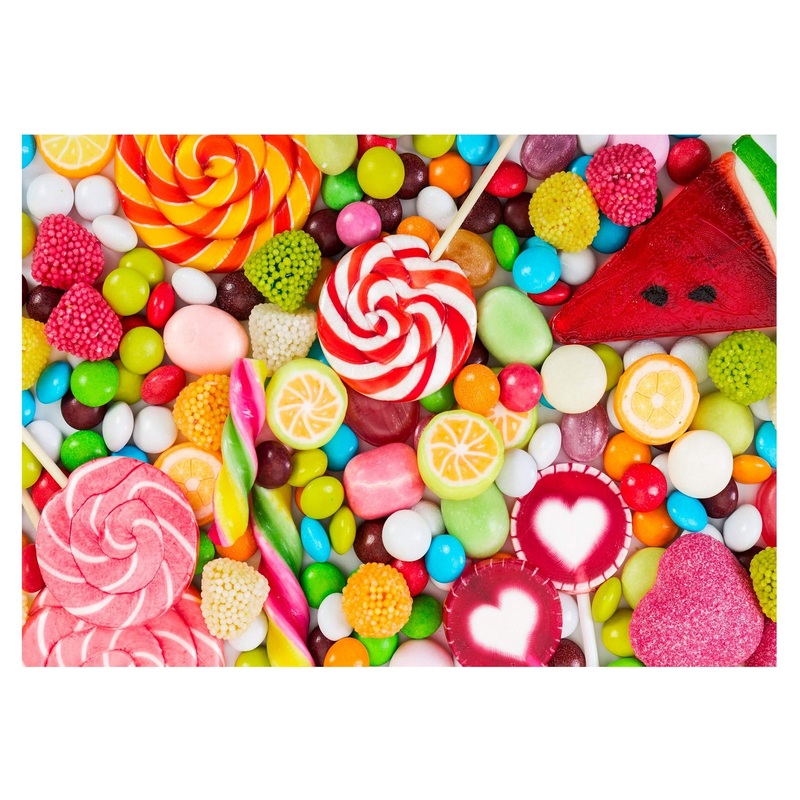 Jigsaw Puzzles 1000 Pieces For Adults And Kids Hard Puzzles Large Thousand Pieces Candy Puzzle Lollipops Board Size 27''X19''
