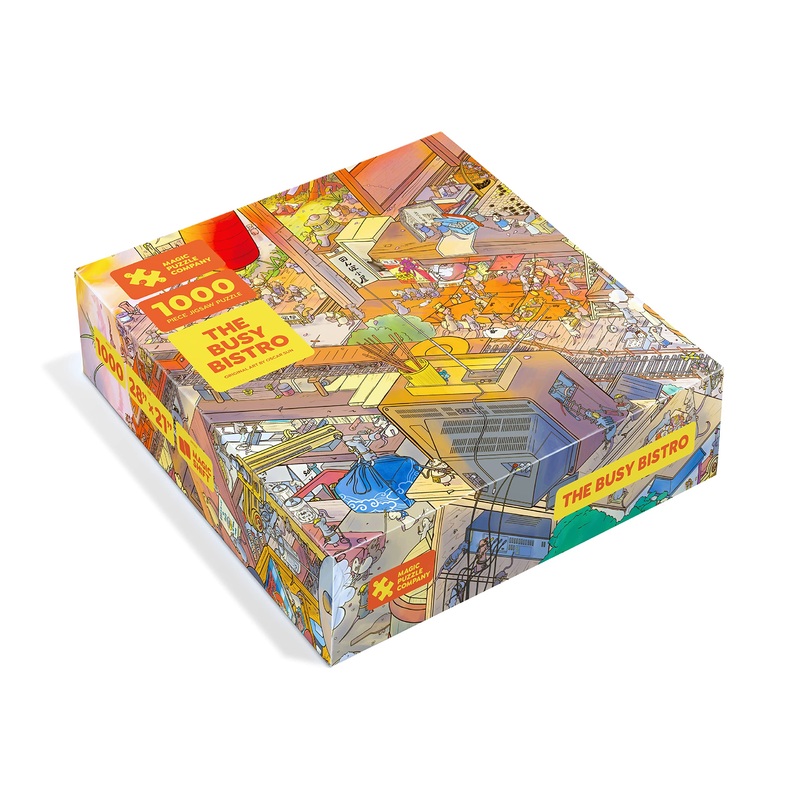 The Busy Bistro  1000 Piece Jigsaw Puzzle From The Magic Puzzle Company  Series Two