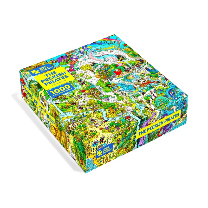The Peckish Pirates  1000-Piece Jigsaw Puzzle From The Magic Puzzle Company  Series Four