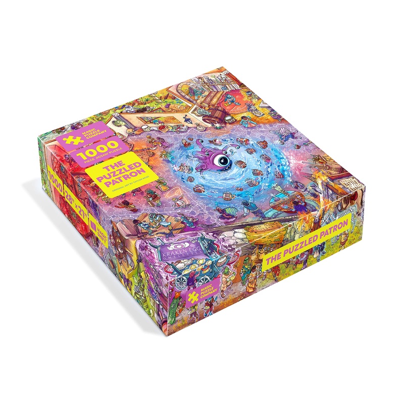 The Puzzled Patron  1000-Piece Jigsaw Puzzle From The Magic Puzzle Company  Series Three