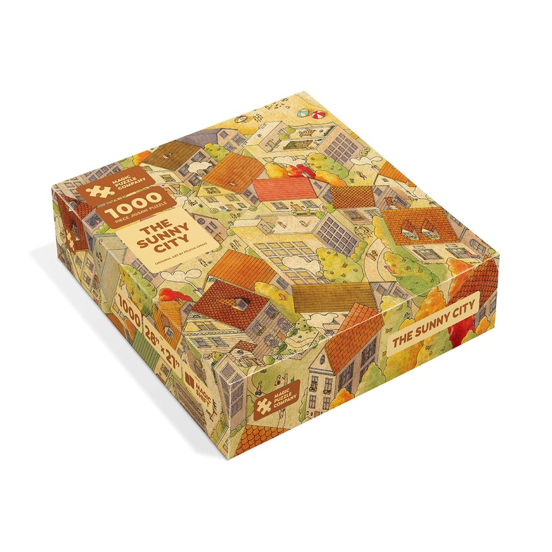 The Sunny City  1000-Piece Jigsaw Puzzle From The Magic Puzzle Company  Series One