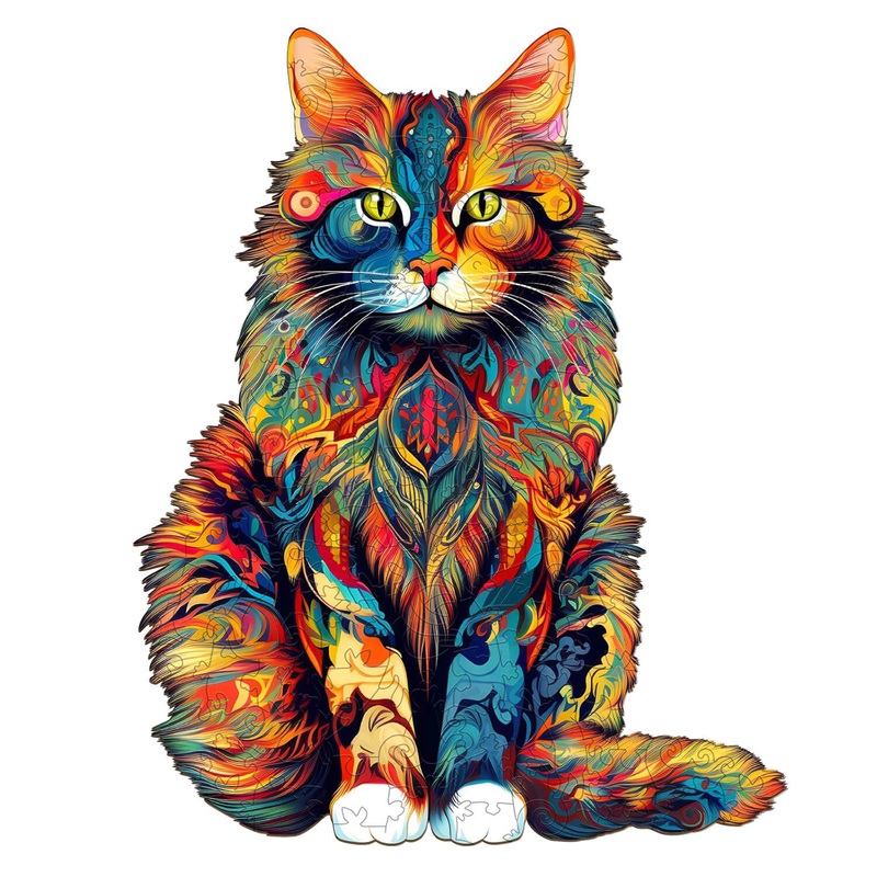 Jigfoxy Wooden Puzzles For Adults, Unique Animal Shape Wood Jigsaw Puzzles Gifts For Adults, Challenging Jigsaw Puzzle(Xl-23.6 * 18.9In-620Pcs)