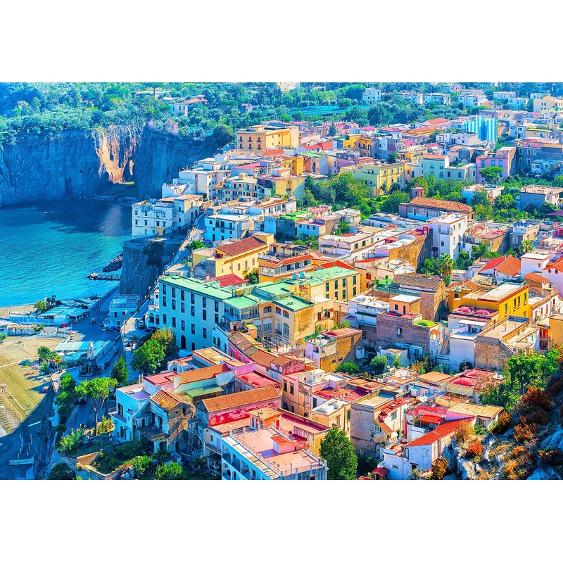 Jigsaw Puzzles 1000 Pieces For Adults And Kids Hard Puzzles Nature Series Large Thousand Pieces Puzzle Coastal Town Board Size 27''X19''