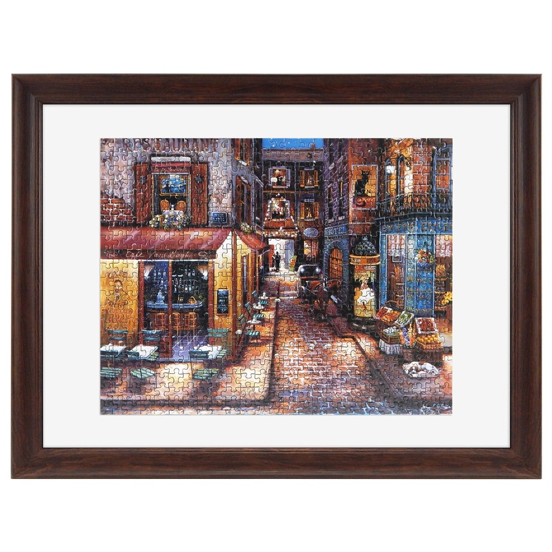 Mcs Frame For Puzzles, Walnut, 14.25 X 19.25 In Or Smaller