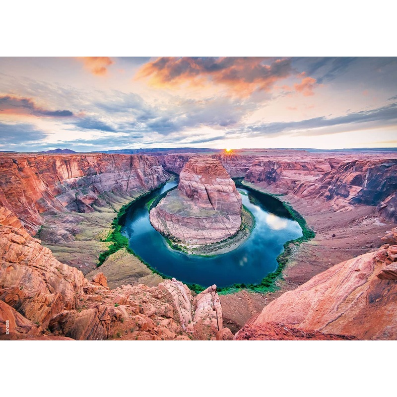 Beduke Jigsaw Puzzles 1000 Piece - Every Piece Is Unique - Grand Canyon National Park For Adults Precise Interlocking Thick Sturdy Cardboard Family Game Puzzle Age 14+