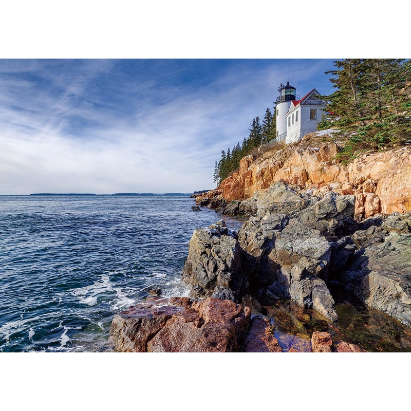 Beduke Jigsaw Puzzles For Adults 1000 Pieces Acadia National Park 1000 Piece Puzzle Age 14+ Thick Sturdy Cardboard Precise Interlocking Family Game