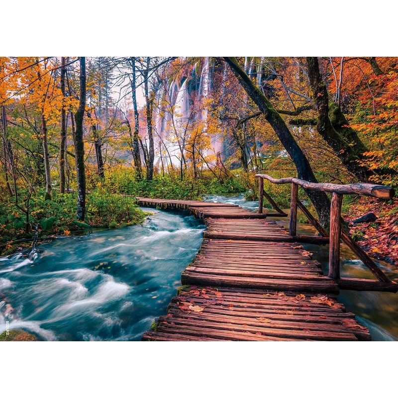 Beduke Jigsaw Puzzles For Adults 1000 Pieces Family Game Autumn Forest 1000 Piece Puzzle Thick Sturdy Precise Interlocking Age 14+
