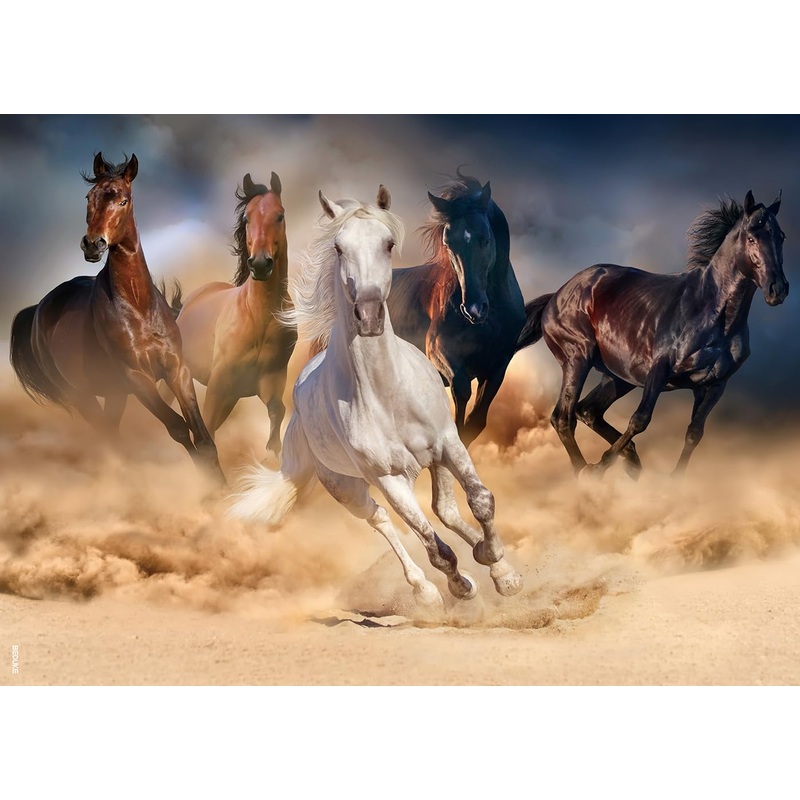 Beduke Jigsaw Puzzles For Adults 1000 Pieces Family Game Horse 1000 Piece Puzzle Thick Sturdy Precise Interlocking Age 14+