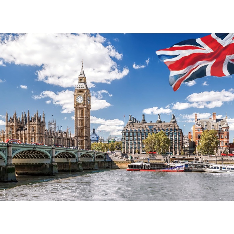 Beduke Jigsaw Puzzles For Adults 1000 Pieces Family Game London 1000 Piece Puzzle Thick Sturdy Precise Interlocking Age 14+