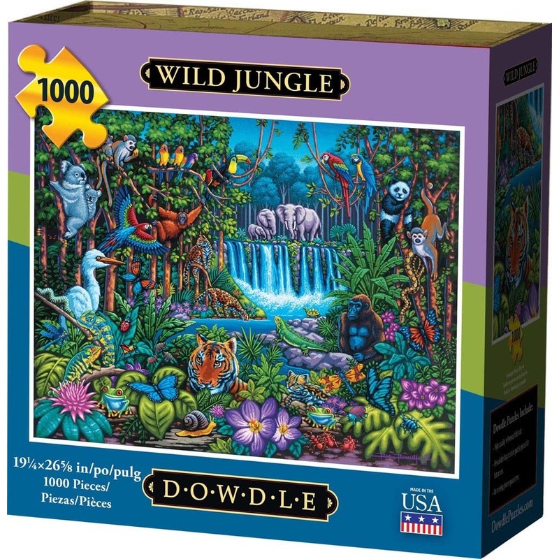 Dowdle Jigsaw Puzzle - Wild Jungle - 1000 Piece