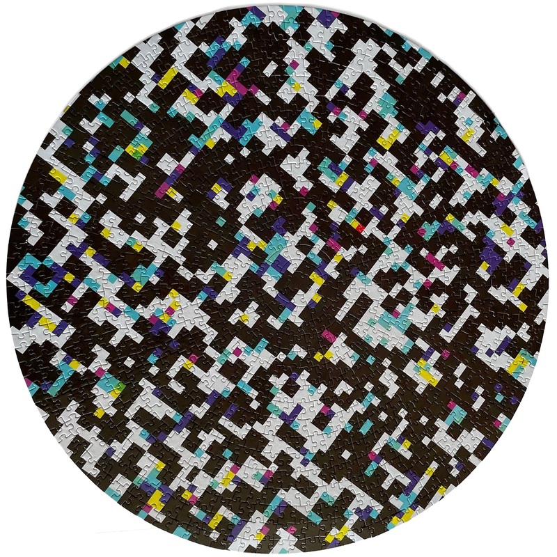 Jigsaw Puzzles For Adults 1000 Pieces Hard Puzzles For Adults And Kids - Round Colorful Rainbow Unique Puzzles For Adults - Difficult Near Impossible Puzzles Fun Confetti By Spyglass Puzzles