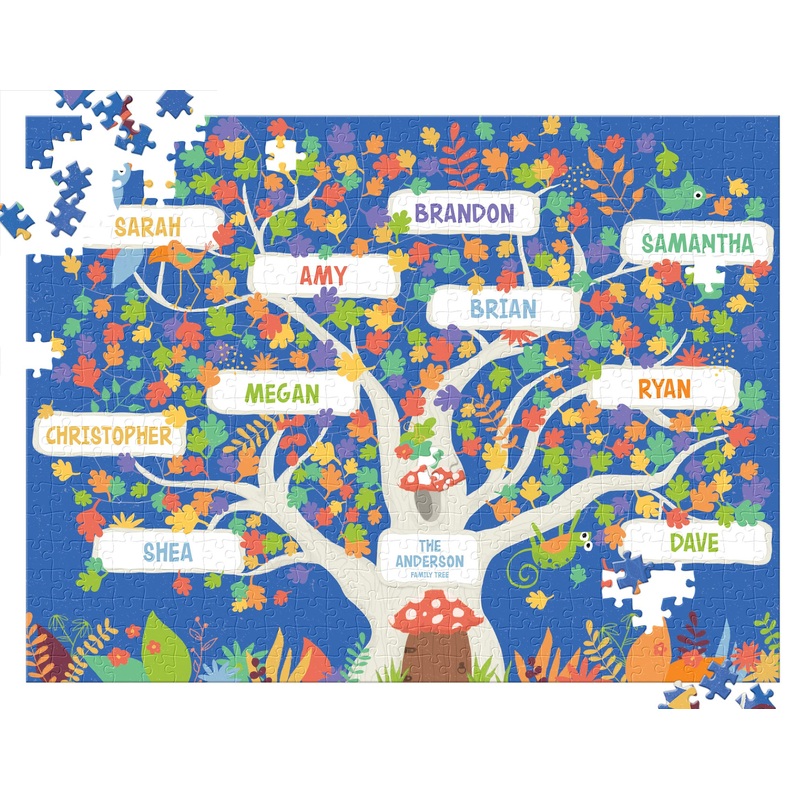 My Family Tree Personalized Puzzle - 500 Pieces - I See Me! - I See Me!