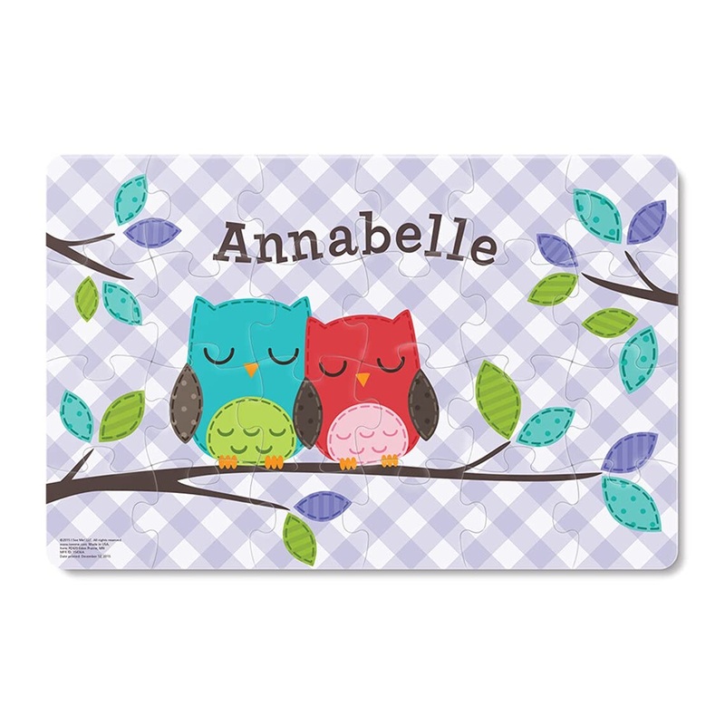 Personalized Jigsaw Puzzle For Kids, 24-Piece - I See Me! (Owl)