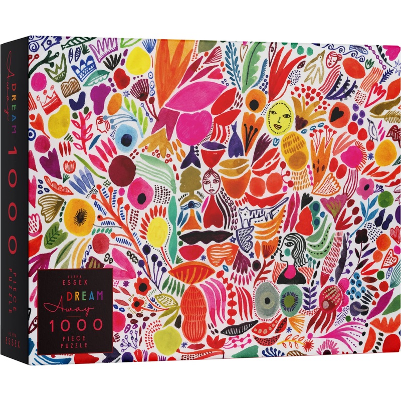 Elena Essex 1000 Piece Jigsaw Puzzles For Adults - Dream Away | Jigsaws 1000 Pieces For Adults | Jigsaw Puzzles For Adults 1000 | Colourful Art Abstract Puzzle | Jigsaws Size 20 X 28 Inches