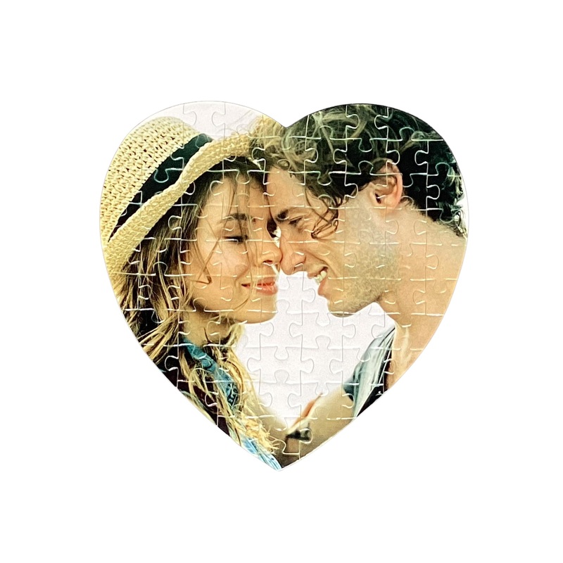 Personalized Photo Puzzles (Heart Shape, 75Piece, 8X8In.)