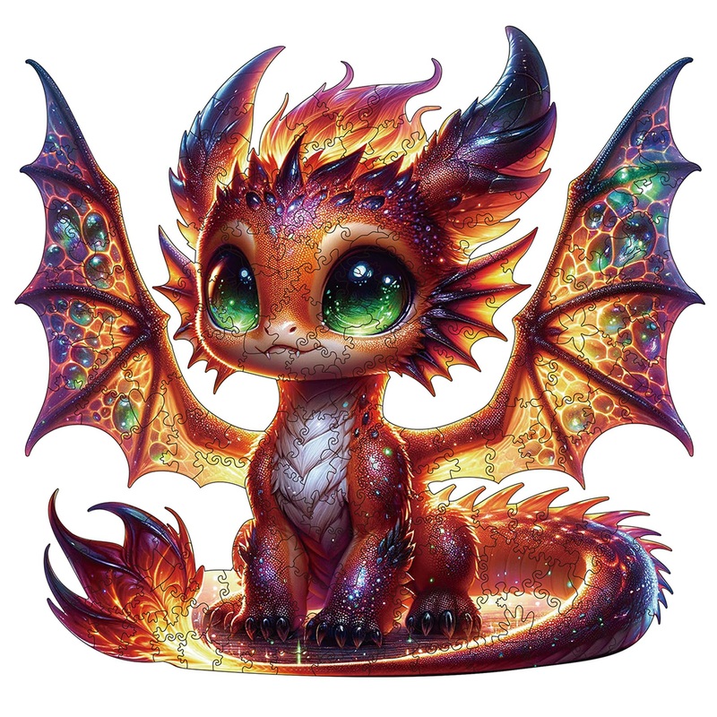 Wooden Puzzles For Adults, Dragon Wood Puzzles 200 Pieces, Irregular Animal Shaped Unique Wooden Jigsaw Puzzles, Creative Ghristmas Gift For Teenagers And Adults