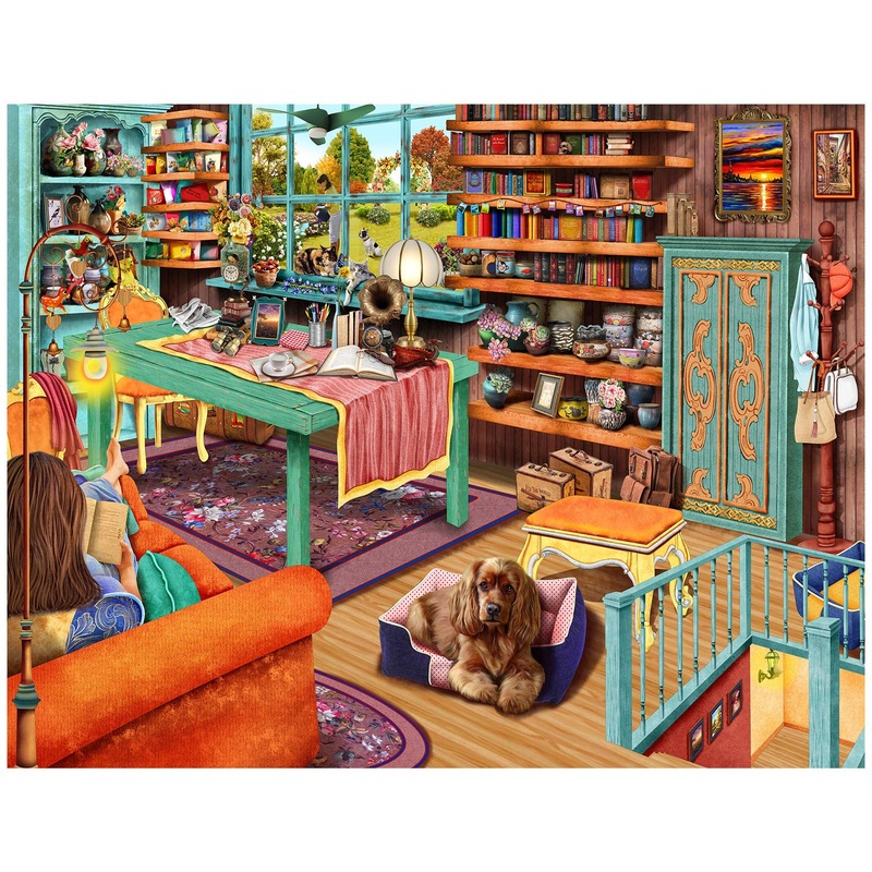 1000 Piece Puzzle For Adults Jigsaw Puzzle 1000 Pieces Puzzle For Adults 1000 Piece Puzzle - Window Cat