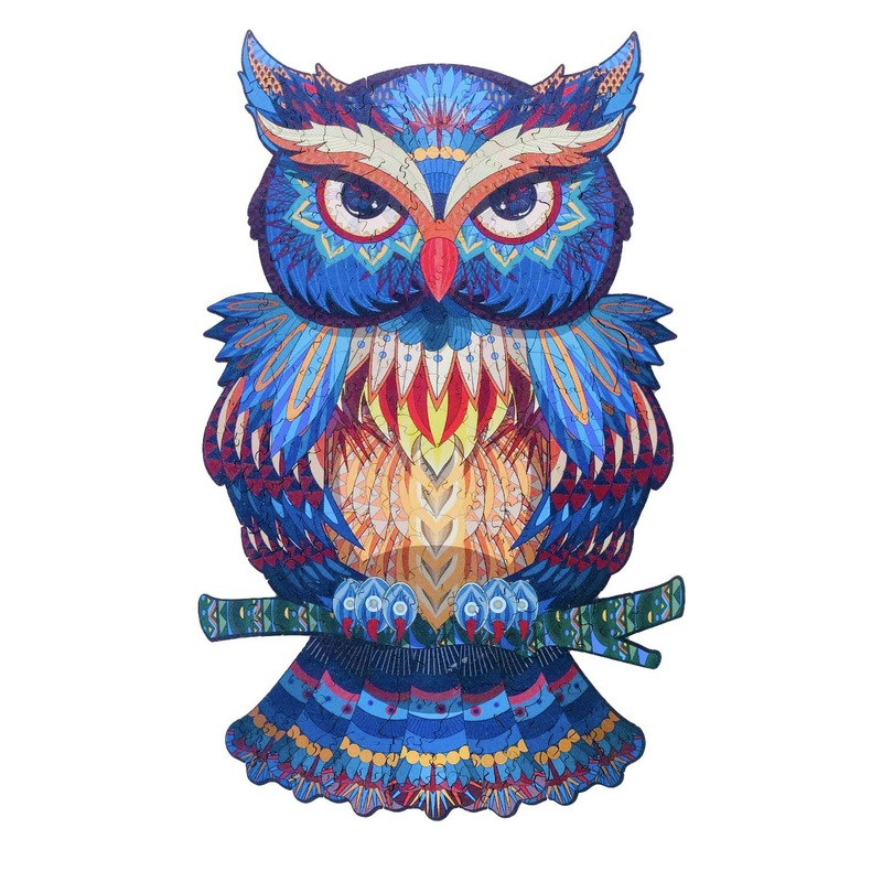 C Crystal Lemon Wooden Puzzles For Adults, Owl Puzzle, Large Wooden Jigsaw Puzzles For Adults, Wood Jigsaw Puzzles Adult, Big Puzzles For Adults