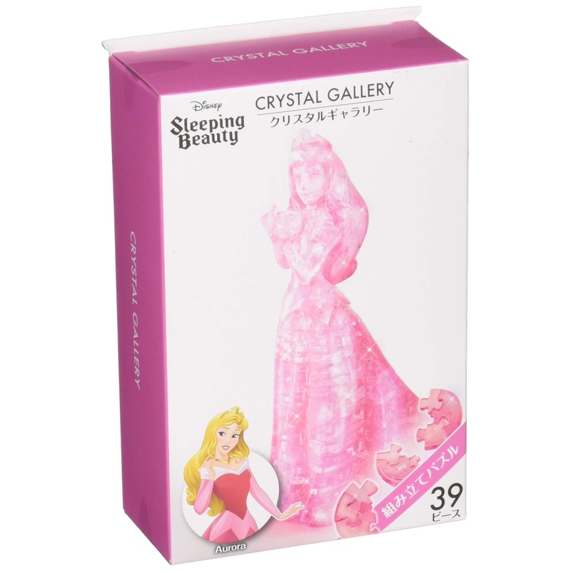 Hanayama 39 Piece 3D Jigsaw Puzzle Crystal Gallery Sleeping Beauty Princess Aurora