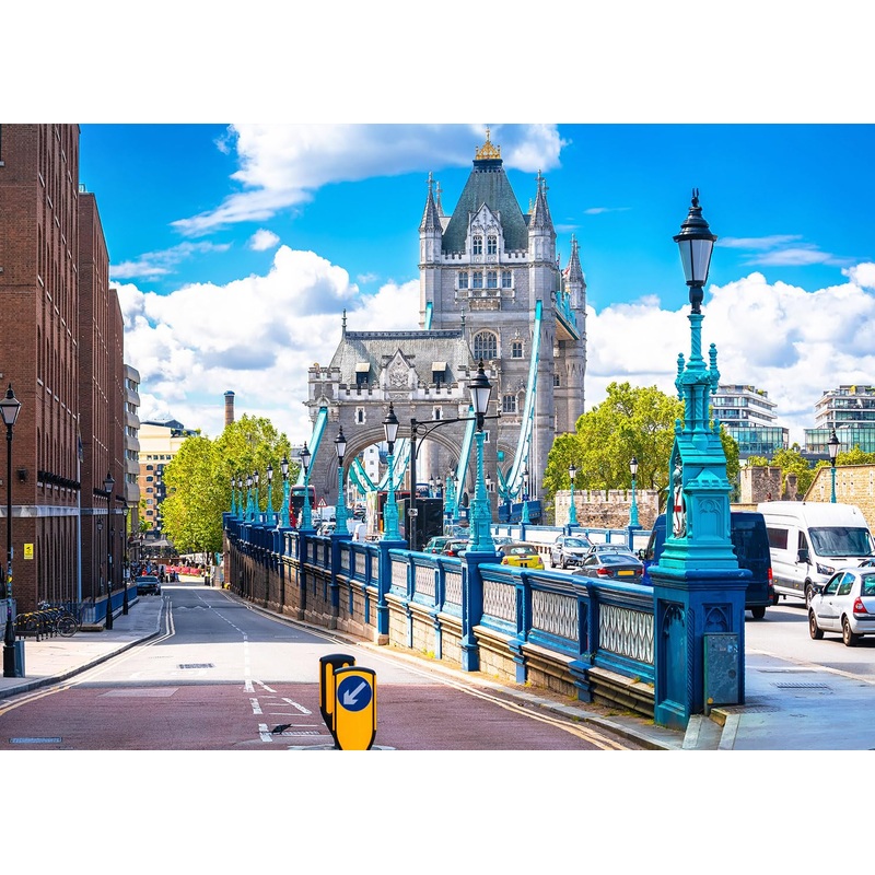 Huadada 1000 Piece Puzzles For Adults - London Street Scene, Uk-1000 Piece Jigsaw Puzzles For Adults And Kids 1000 Piece Unique Shape Best Gift For Adults And Kids(27.6'X 19.7')