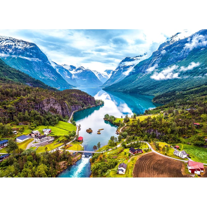 Jigsaw Puzzles For Adults 1000 Piece Puzzle For Adults 1000 Pieces Puzzle 1000 Pieces- Geiranger Fjord Norway