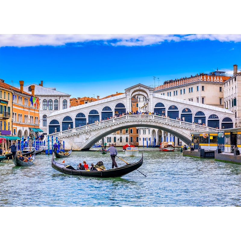Jigsaw Puzzles For Adults 1000 Piece Puzzle For Adults 1000 Pieces Puzzle 1000 Pieces- Venice Rialto Bridge